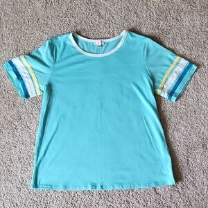 Stripe Sleeve Tee